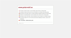 Desktop Screenshot of pelarnebf.se