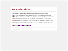 Tablet Screenshot of pelarnebf.se